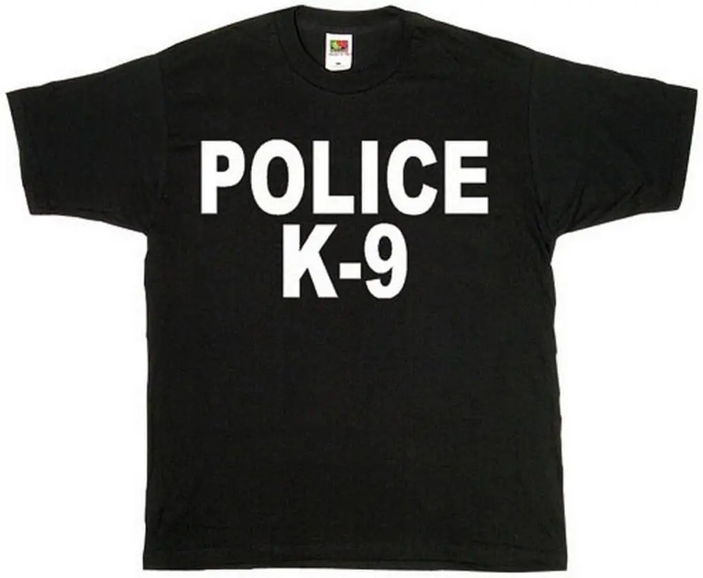 Лиса товары для улицы полицейская белая футболка с двусторонним принтом