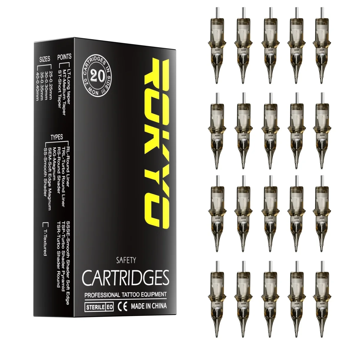 Игольчатый Картридж Rokyo Premium Для Татуировки С Круглым Вкладышем