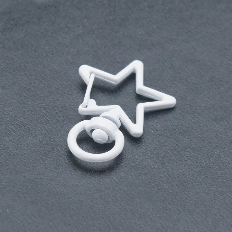 5-20 шт./лот вращающиеся брелки для ключей Поворотная пряжка с карабином