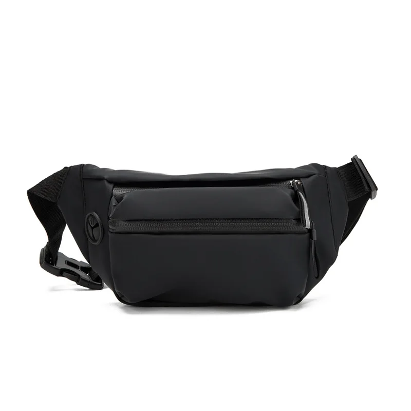Men's Fashionable Multi-functional Waist Bag, Can Be Worn As Front/back/chest Bag