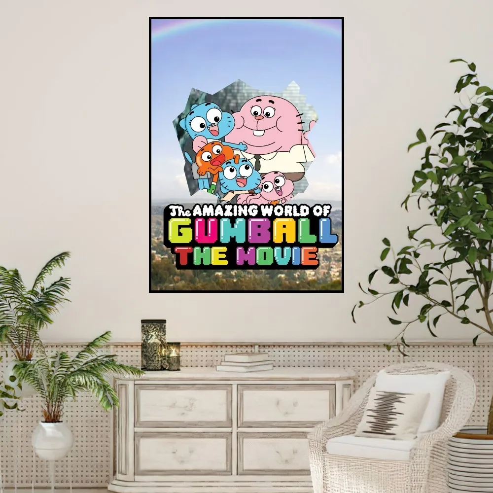 WCartoon The A-Amazing W-World of G-Gumball плакат домашние принты настенная живопись спальня
