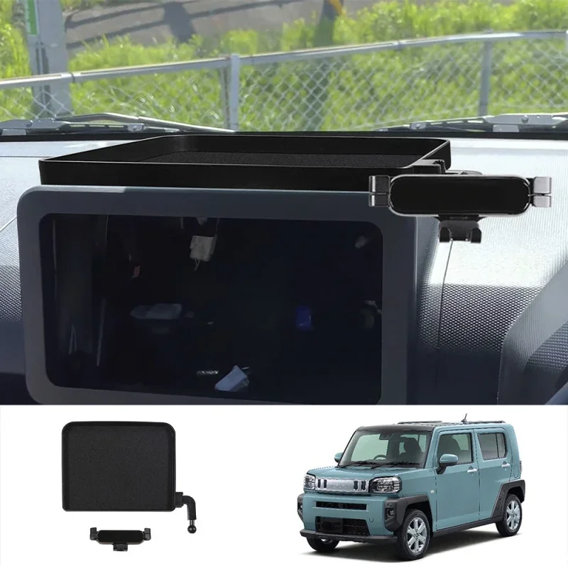 

Для DAIHATSU TAFT 2024 2025 аксессуары для интерьера, силиконовый топпер для антенны, защитный чехол, коробка для хранения экрана, держатель для телефона, коврик