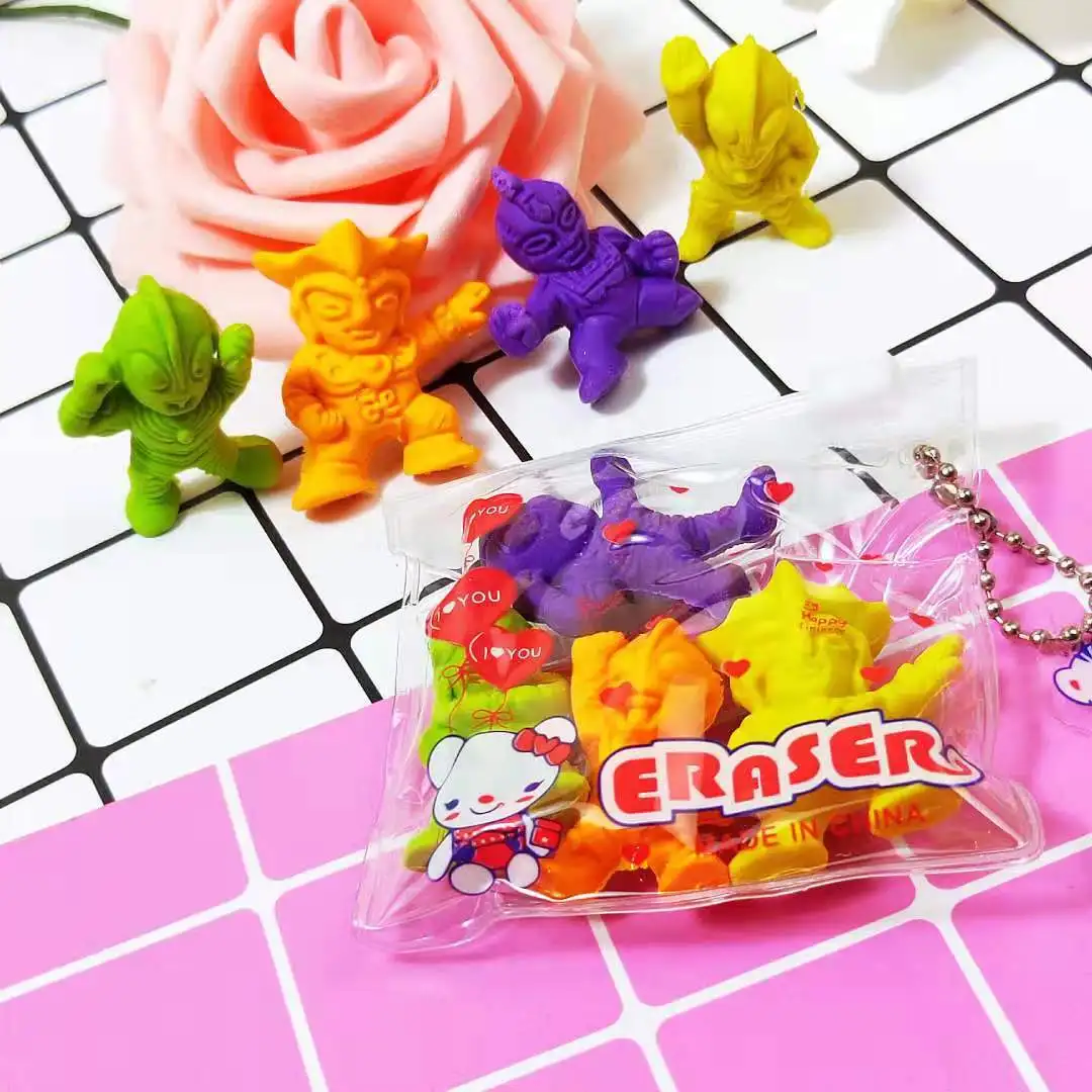 

Ластики-карандаши с животными 4 шт.