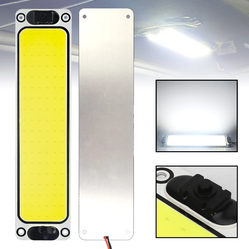 Автомобильный интерьер, фотолампа 12 В-24 В 108SMD COB с считыванием