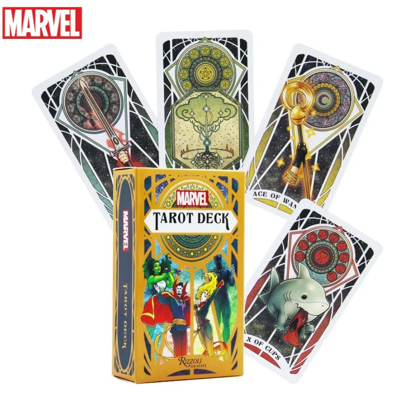 Фото Человек-паук Marvel Капитан Америка Доктор Странные периферийные устройства Карты Таро Креативные семейные вечерние развлекательные игры Пасьянс №1
