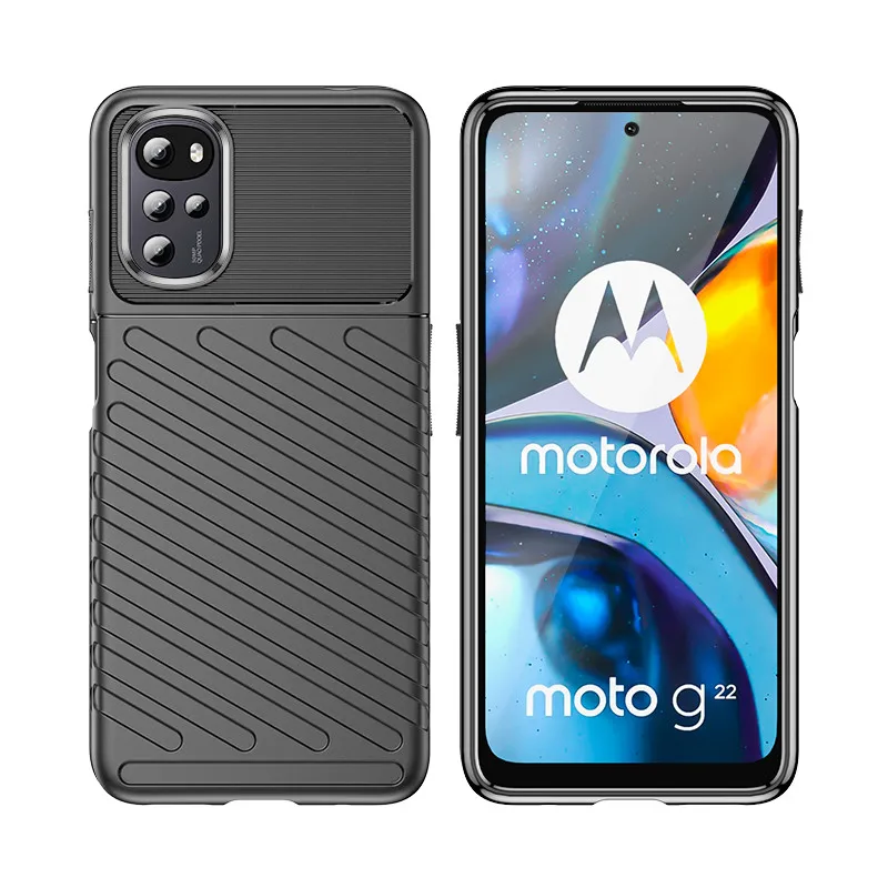 Чехол для Motorola Moto G22 6 5 дюймов противоударный мягкая резина бампер - купить по