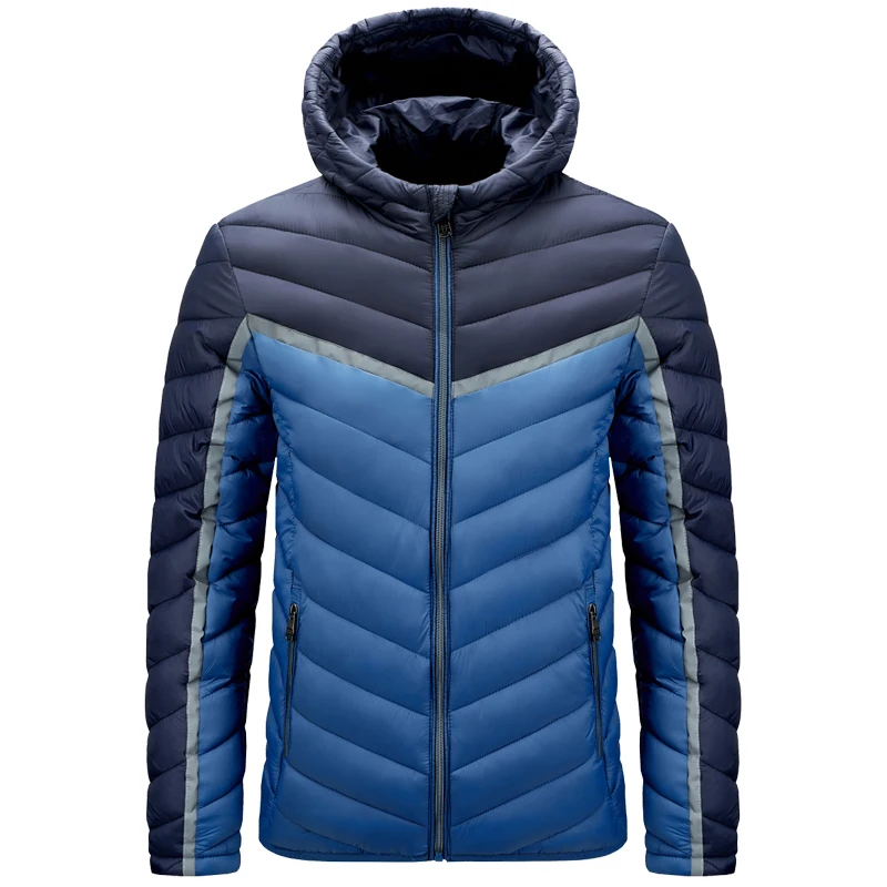 

Fashion Brand Autumn Winter Warm Waterproof Jackets Men 2023 New Thick Hooded Parkas Male Casual Slim Down Jacket Cotton Coat