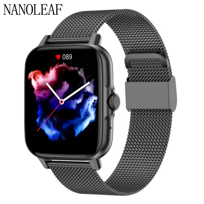 

CT3 Men Smart Watch Bluetooth Voice Call Sports Fitness Tracking Heart Rate Blood Pressure Monitor Women Electronic Wristwatches