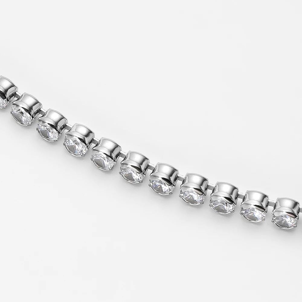 Женское ожерелье из серебра 925 пробы
