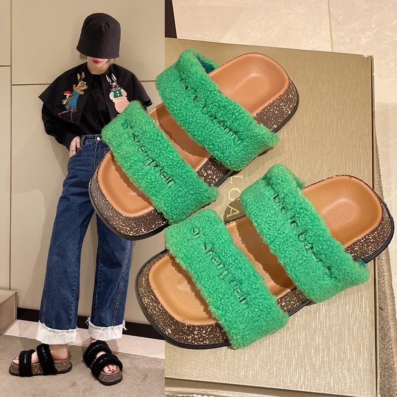 

Роскошные женские туфли на высокой платформе, Новинка лета 2022, слипоны на платформе, желейные туфли для отдыха, пляжные удобные тапочки для ...