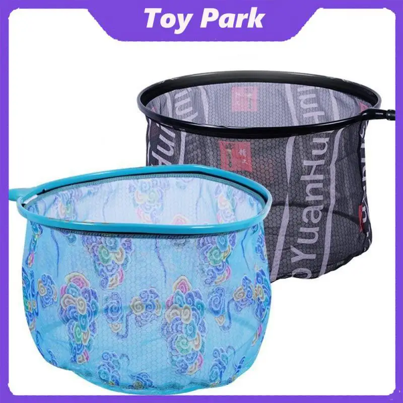 

Head Round Small Net Dense Eye Copy Net Head Round Small Net Light Hard Copy Net Pocket Lightweight Aluminum Alloy Fishing Net