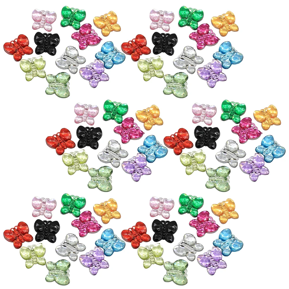 Plastic Butterfly Decorations Decorative Butterflies Crafts Charms Vibrant Decors Nails