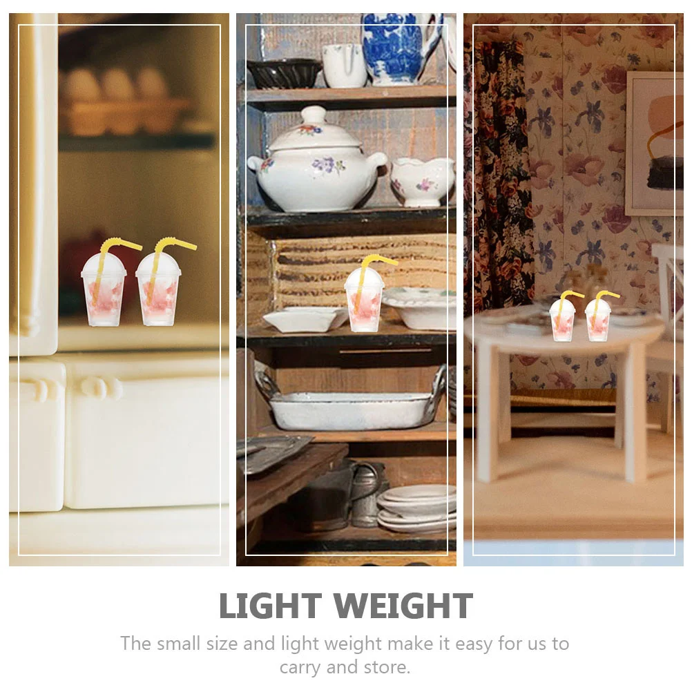 10 шт. имитация чашки для чая с молоком мини-домик реквизит аксессуары кофейные