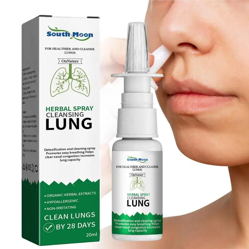 

Nasal Relief Spray Lung Cleanse Spray 0.7 Fl Oz Relief During Allergy Season From Pollen Dust Both Indoor And Outdoor