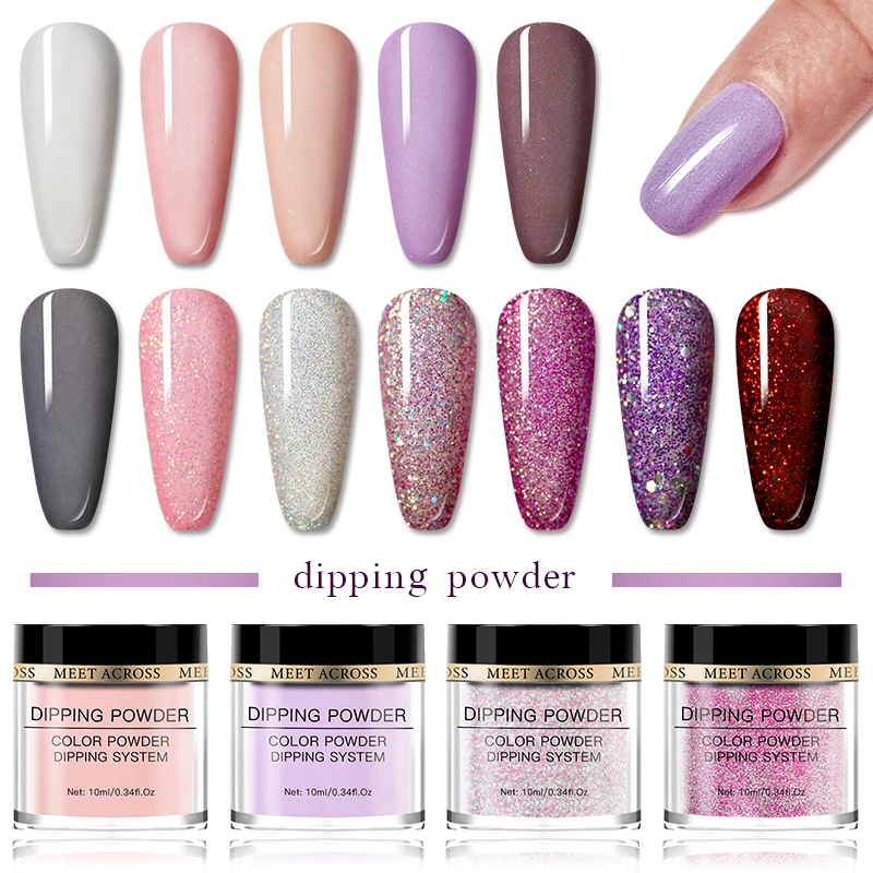 Маникюрный Пигментный Порошок для дизайна ногтей MEET ACROSS | Красота и здоровье