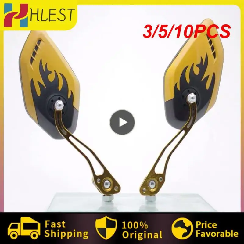 

3/5/10PCS 350g Esay To Install Motorcycle Rear View Mirrors Durable Universal Motorcycle Scooter Back Side Mirror Stylish 22x7cm