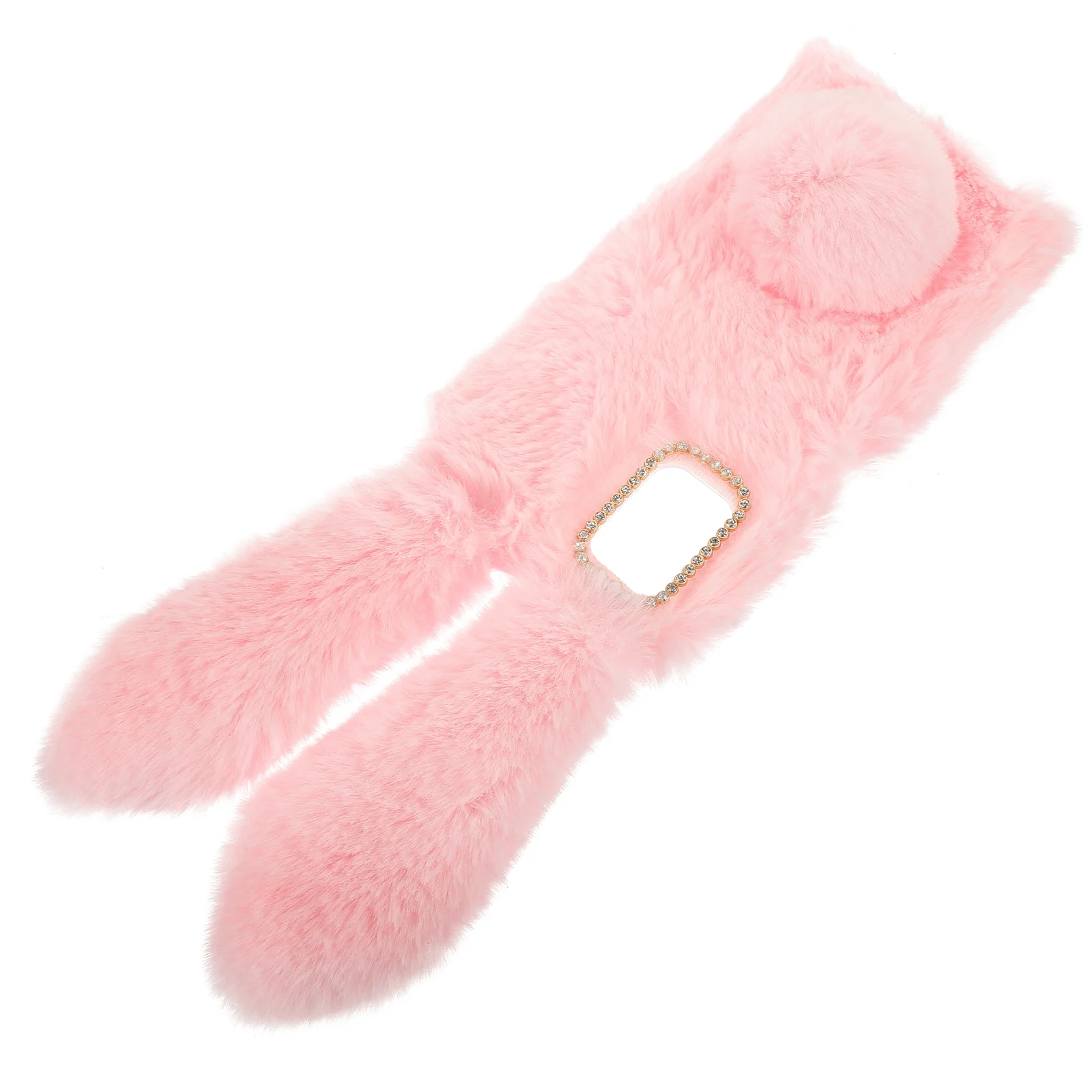 

Plush Rabbit Case Winter Warm Shell Compatible with Moto G Stylus