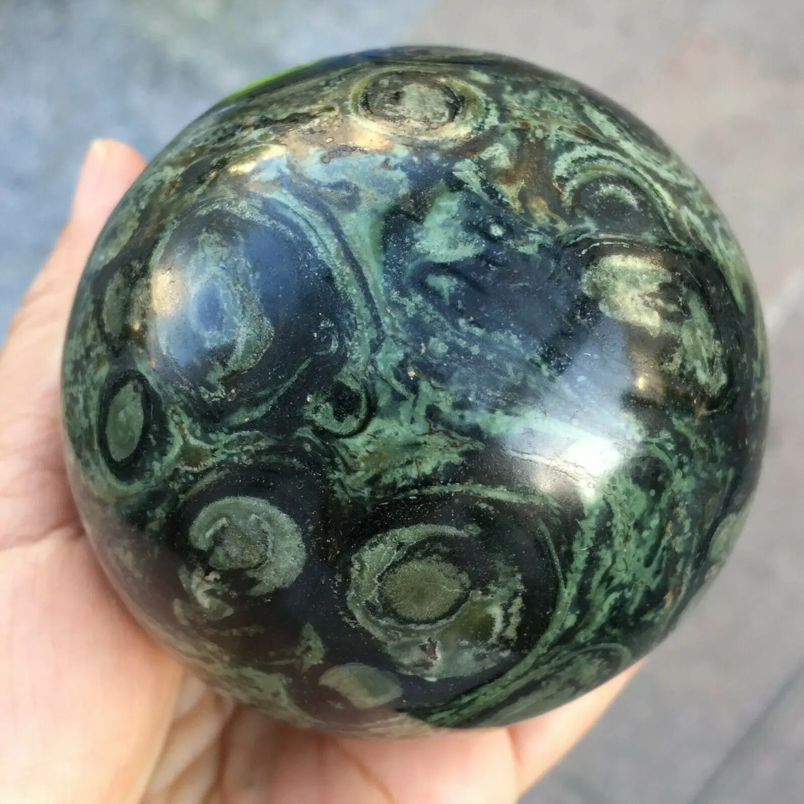 

Natural Malachite Quartz Crystals Ball Sphere Reiki Stone Healing