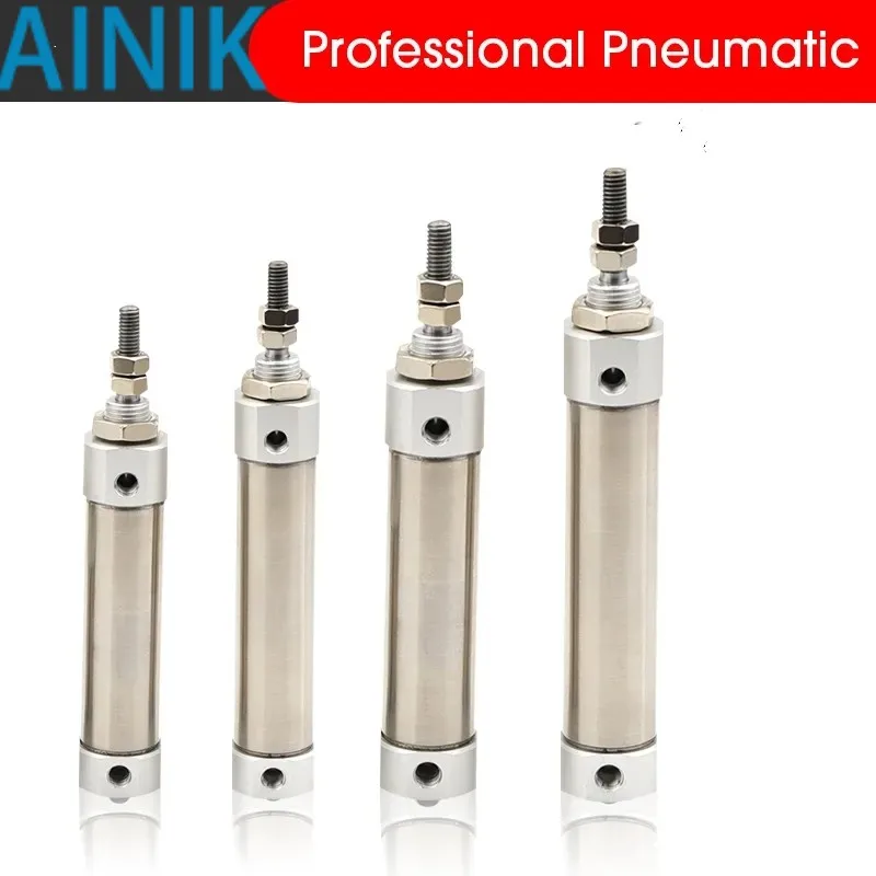 

CDJ2B Type Mini Stainless Steel Pneumatic Cylinder Double Acting CDJ2B10 CDJ2B16 Small Single Rod Air Cylinder