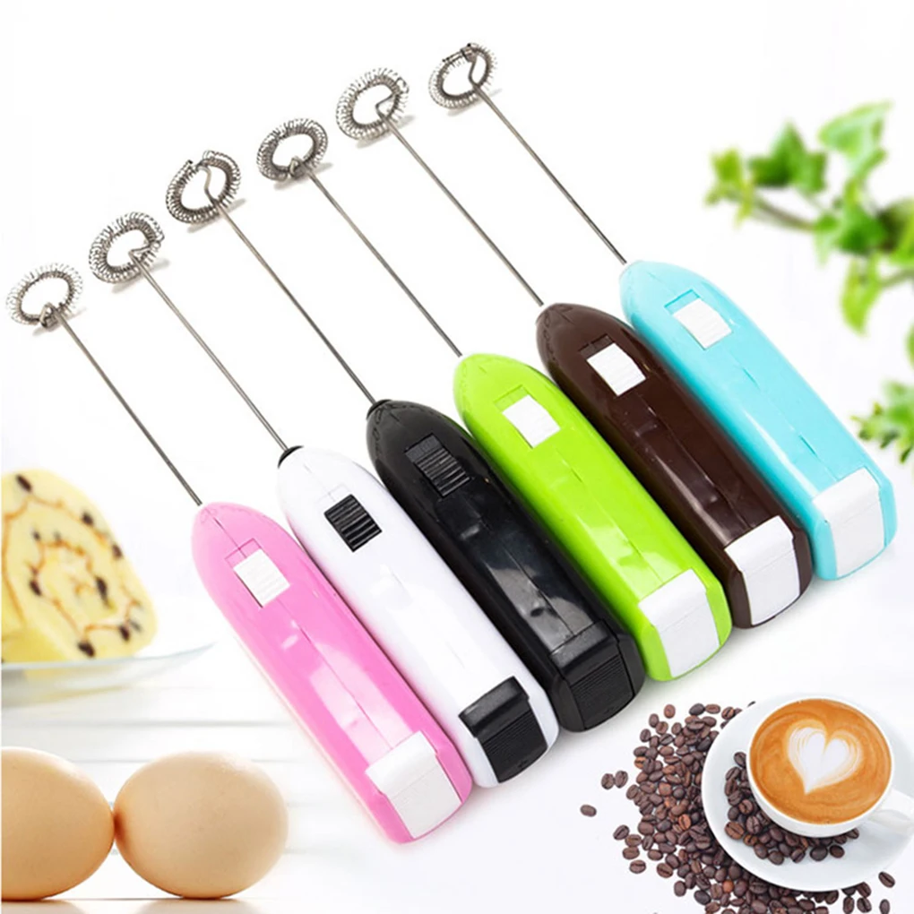 

Electric Egg Beater Whisk Mixer Milk Foamer Stirrer Coffee Mini Egg Beater Frother Random Color
