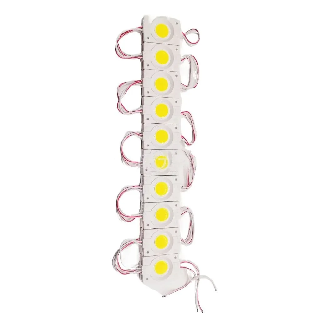 

Светодиодные модули COB, 20 шт., 12В/24В, водонепроницаемые, белый/красный/зеленый/желтый/синий/розовый