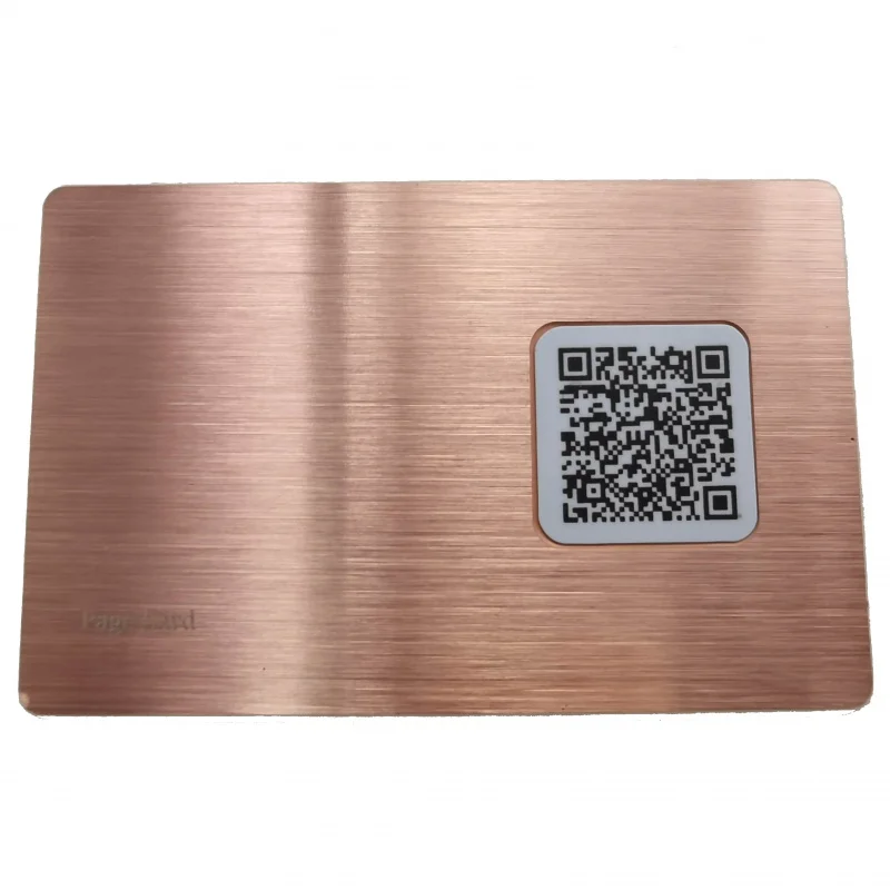 High Quality NFC Smart Business Card RFID Metal Stainless Steel Card