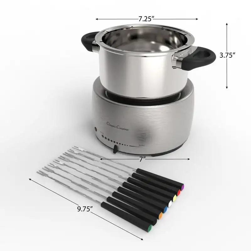 

Steel Fondue Pot Set