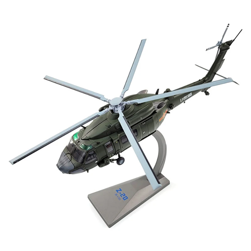 

Diecast Chinese Z-20 Militarized Combat Helicopter Alloy & Plastic Model 1:72 Scale Diecast Toy Gift Collection Simulation