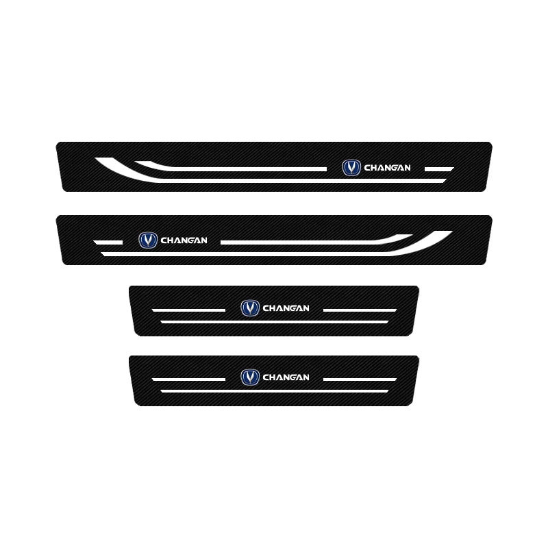 

4 шт., защитные наклейки на порог автомобильной двери