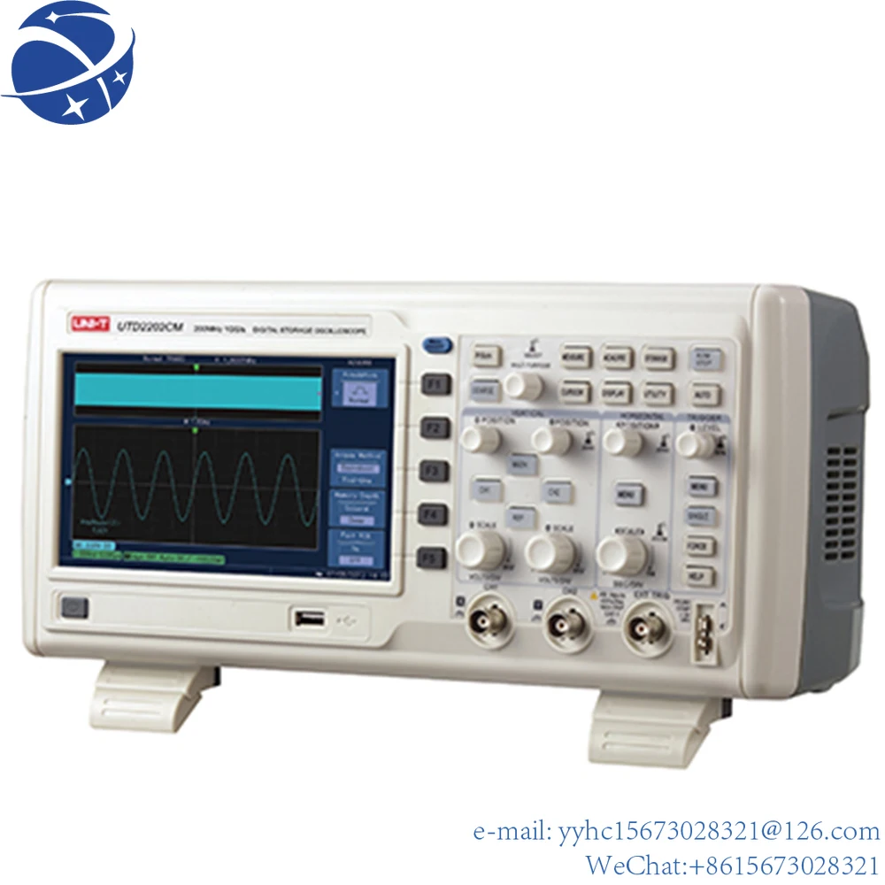 

Yun Yi UTD2202CM Digital High Precision Storage Oscilloscope Sampling Rate Dual Channel Desktop Oscilloscope Electronic Repair