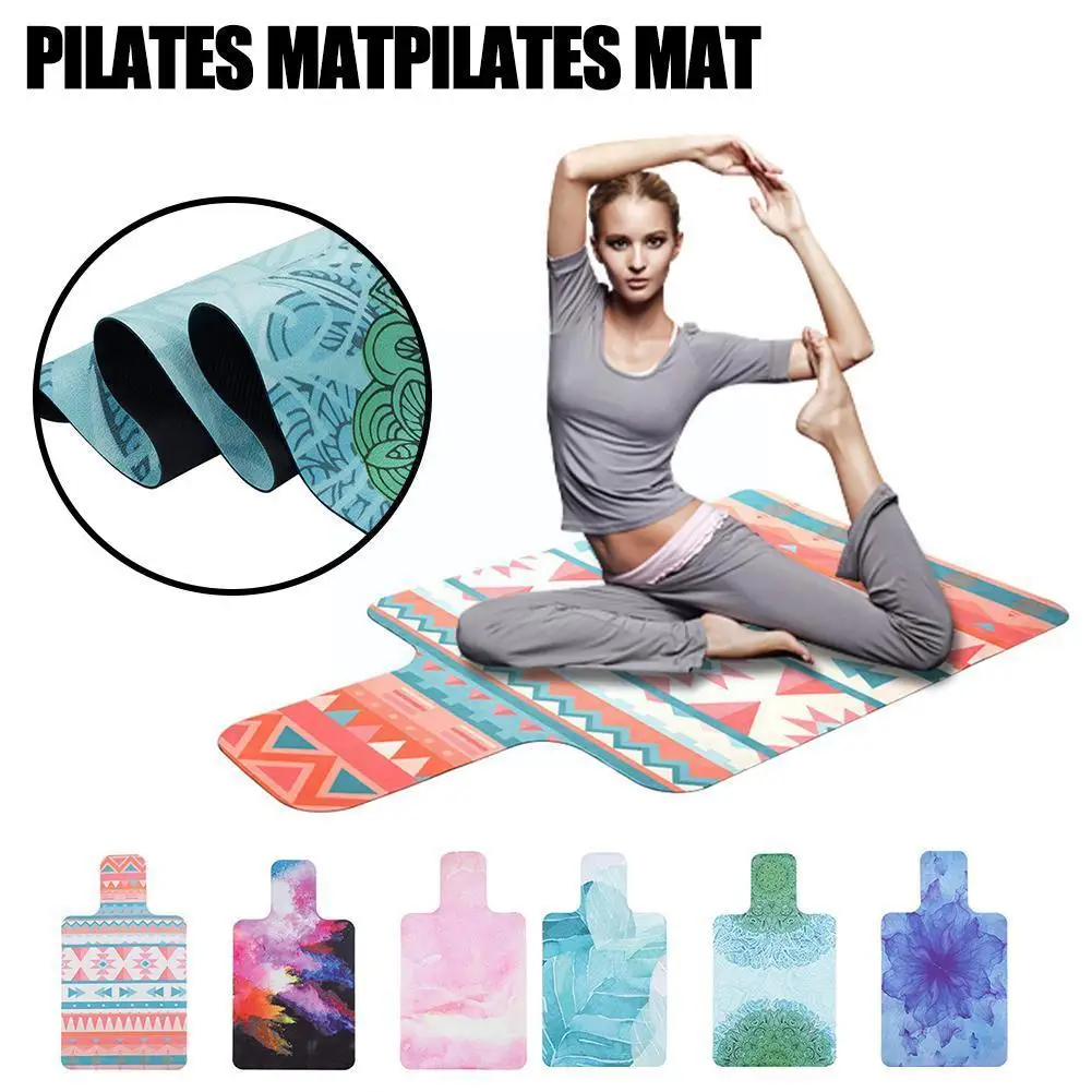 

Non-Slip Pilates Reformer Mat Folding Exercise Portable Rubber Home Natural Meditation Mats Fitness Pad Equipment Yoga