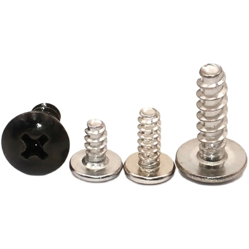 Самонарезающий винт M2.3 M2.6 M2.9 M3 с круглой и плоской головкой 100 шт. электронные