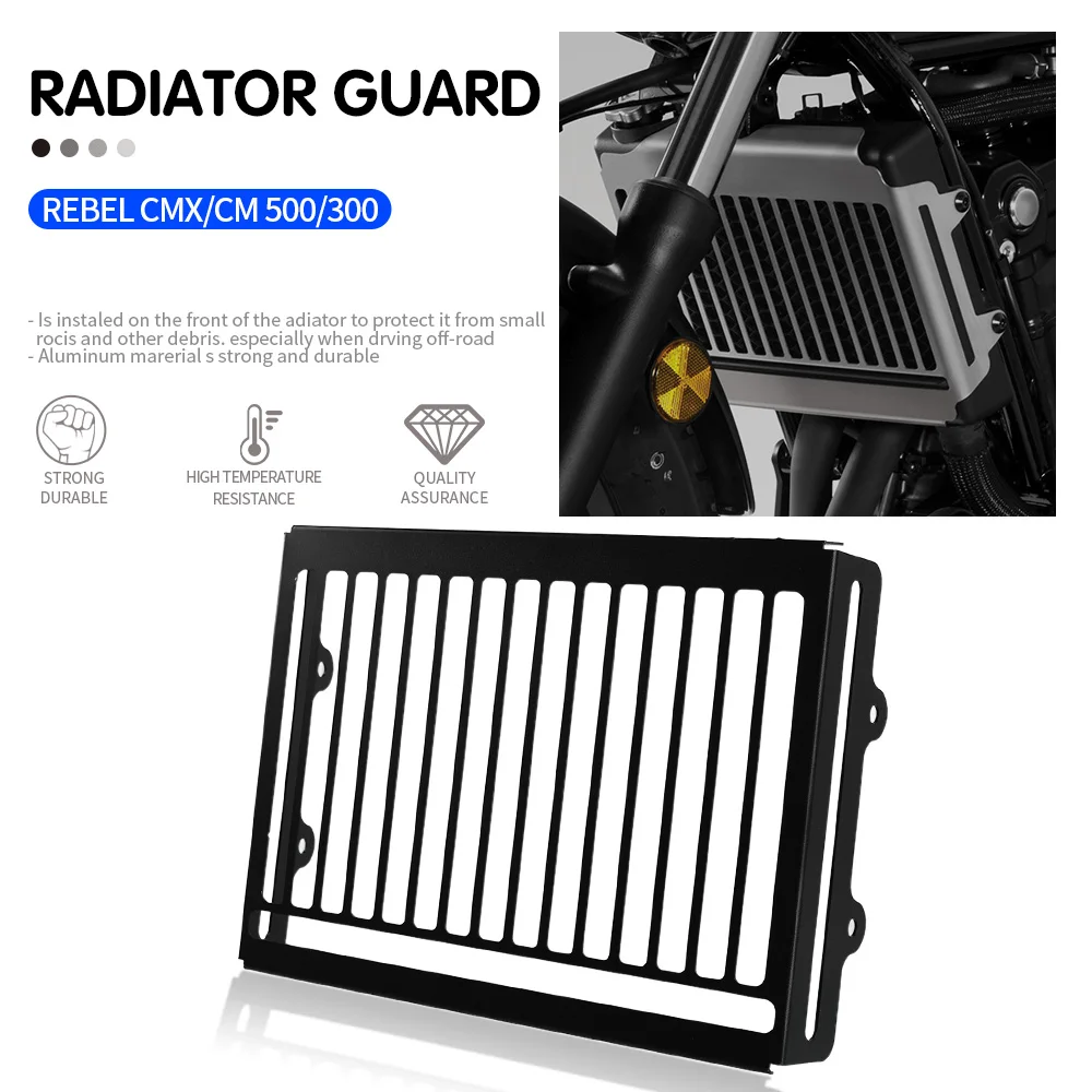 

Motorcycle Accessories Radiator Grille Cover Guard Protection Protetor For Honda Reble 500 300 CMX 500 REBEL 2017 2018 2019 2020