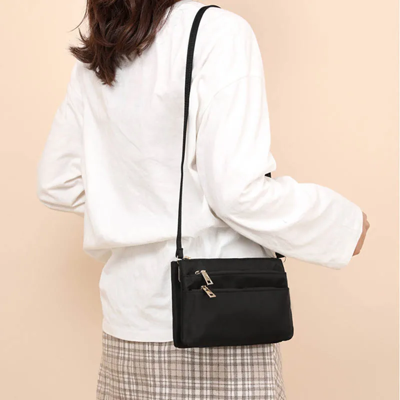 Fashion Trend Bag for Women Designer Shoulder Bags Casual Multi-layer Crossbody Bag Zipper Travel Phone Female Messenger Pouch