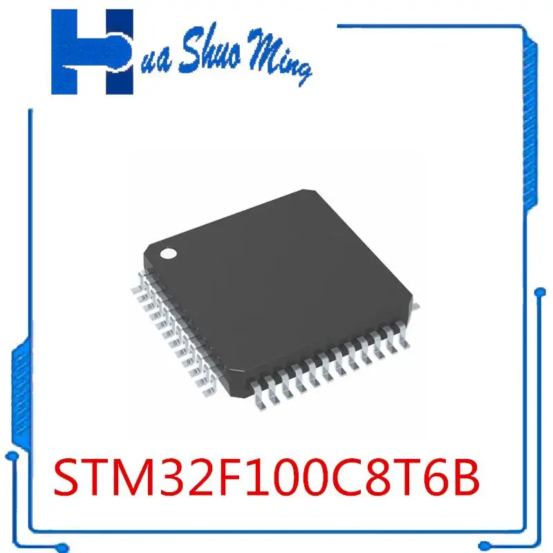 5 шт./лот STM32F100C8T6B STM32F100C8T6 STM32F100 LQFP-48