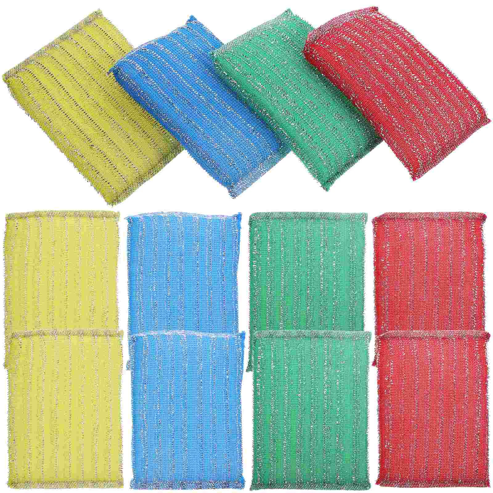 

20 Pcs Work Kitchen Cleaning Cloth Wok Sponge Small Dish Compact Scrub Household Reusable Sponges Multi-function