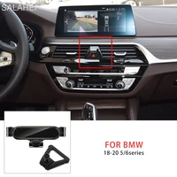 car smartphone holder for bmw 5 6 series gt g30 g31 g32 auto interior styling gravity mobile phone support air vent cilp stand