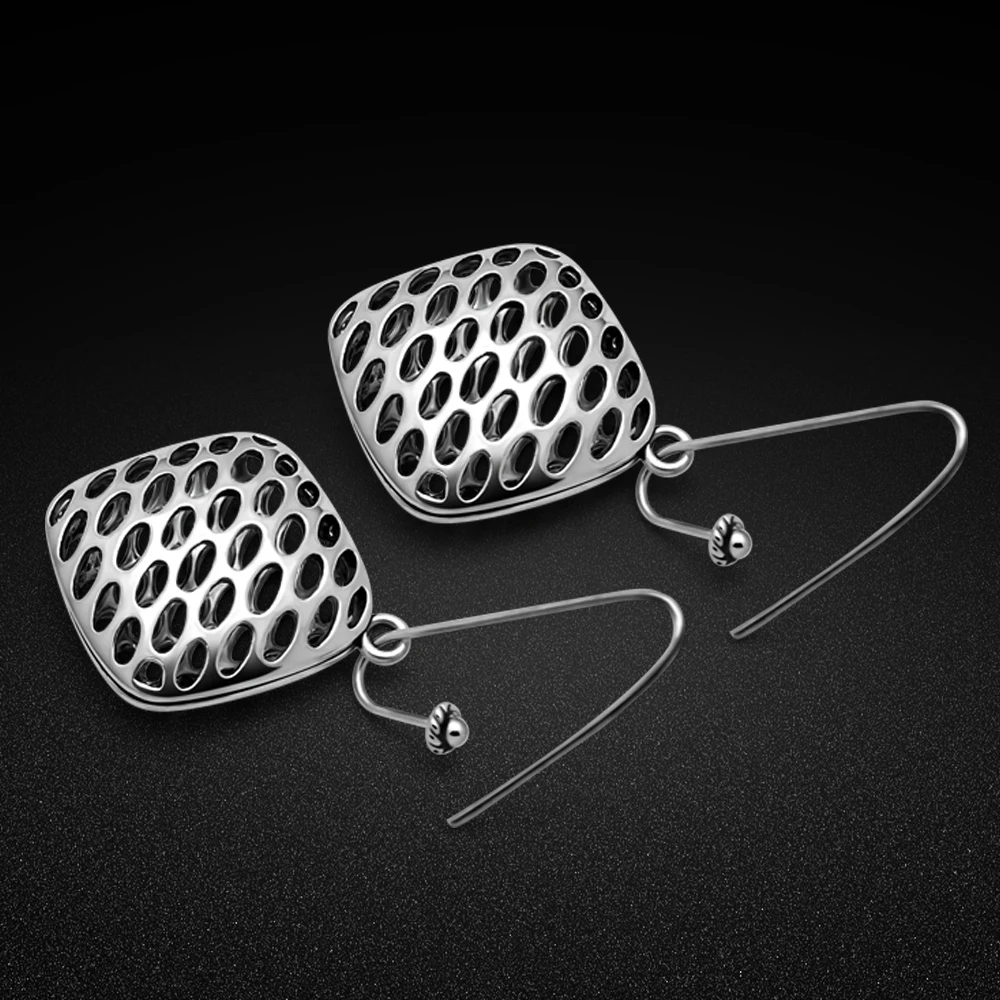 

925 Sterling Silver Earring Findings Clasps Hooks Fittings Jewelry Making Accessories Retro Black Earring Jewelry