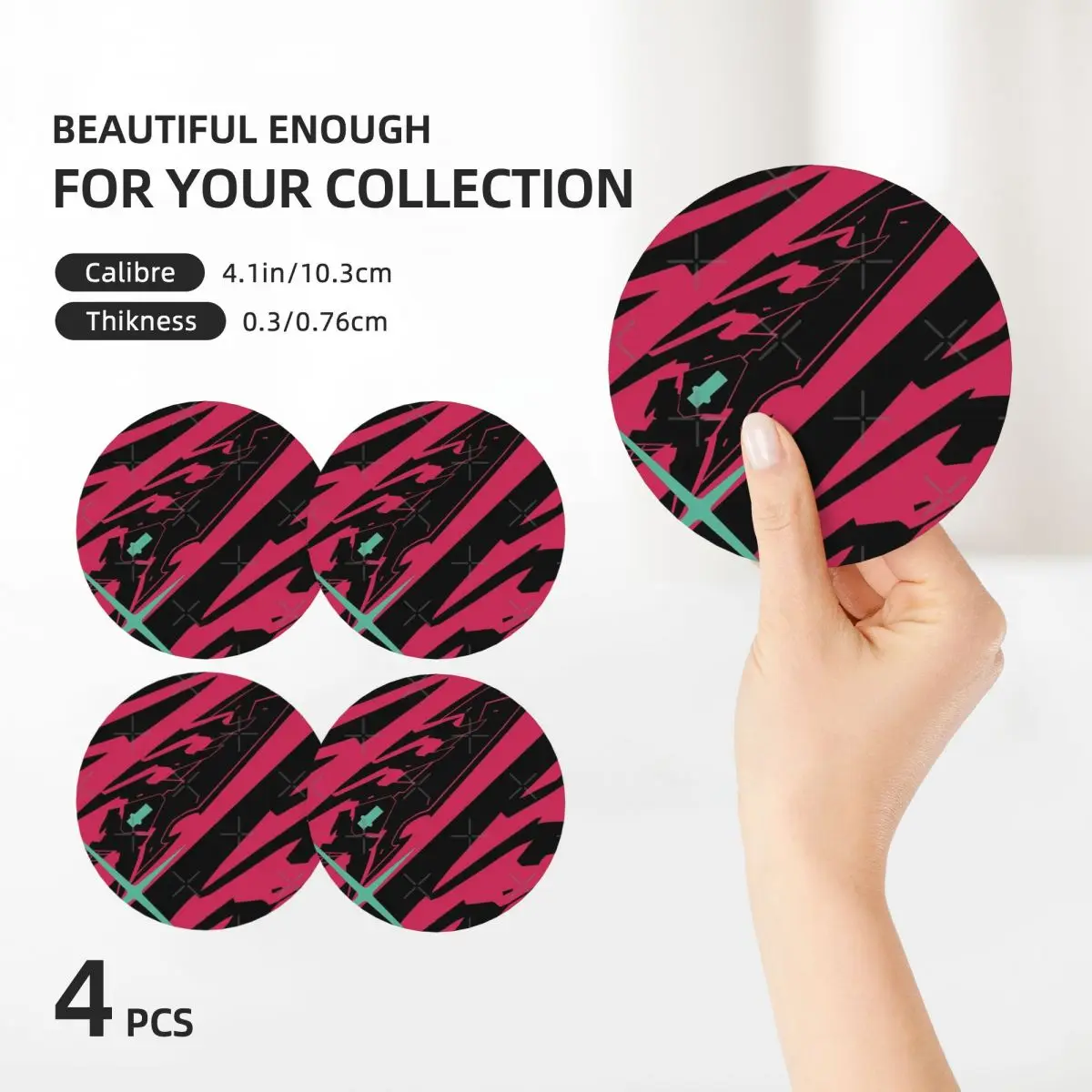 Керамические подставки Aegis (Pyra) для кухонного бара (4 шт. в упаковке)