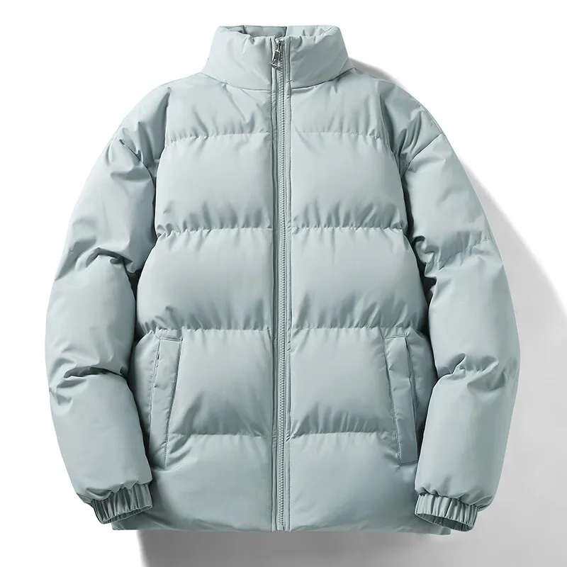 Cotton Padded Clothes for Men Harajuku Thickened Cotton Padded Clothes Fashion Brand Cotton Padded Jacket Down Jacket Student
