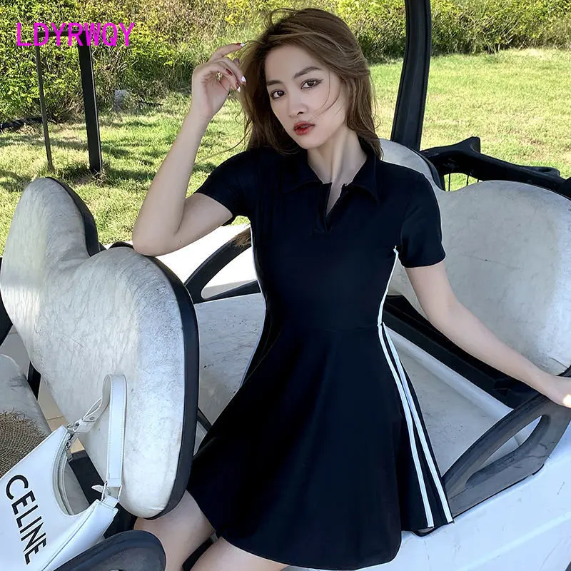 2023 New Swimsuit Women's Hot Spring Slightly Fat Girl's Fat Sports Conservative Meat Mask Slim Bikini