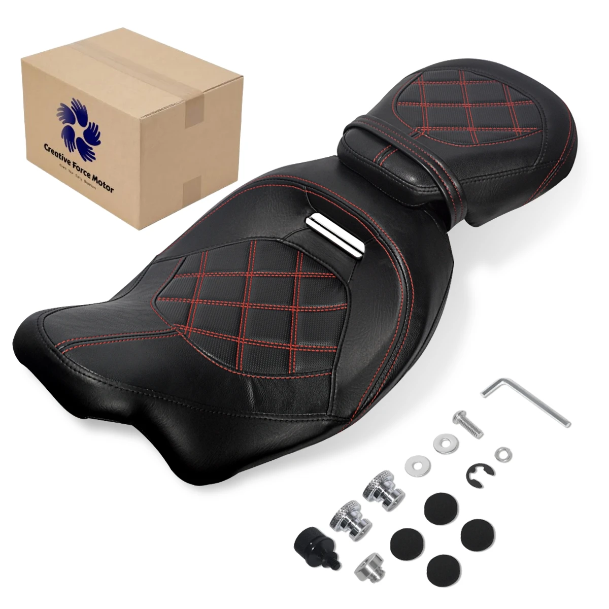 

2009-2025 Мотоциклы, Двухместное Сиденье Низкого Профиля, Подушка для Водителя и Пассажира Для Harley Touring Road Glide Ultra Road King Electra Glide Street Glide Ultra Limited FLTRXS FLHRXS FLHXS