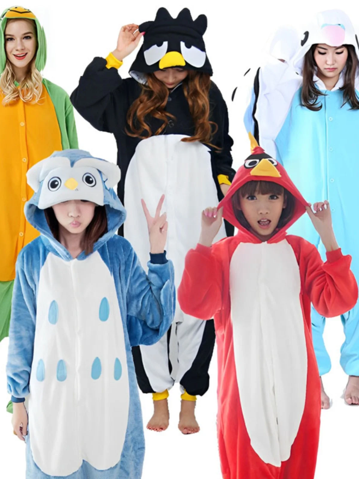 Halloween Annual Meeting Adult Cartoon Jumpsuit Animal Black Dragon Owl Bird Turtle Parrot Par Performance Wear