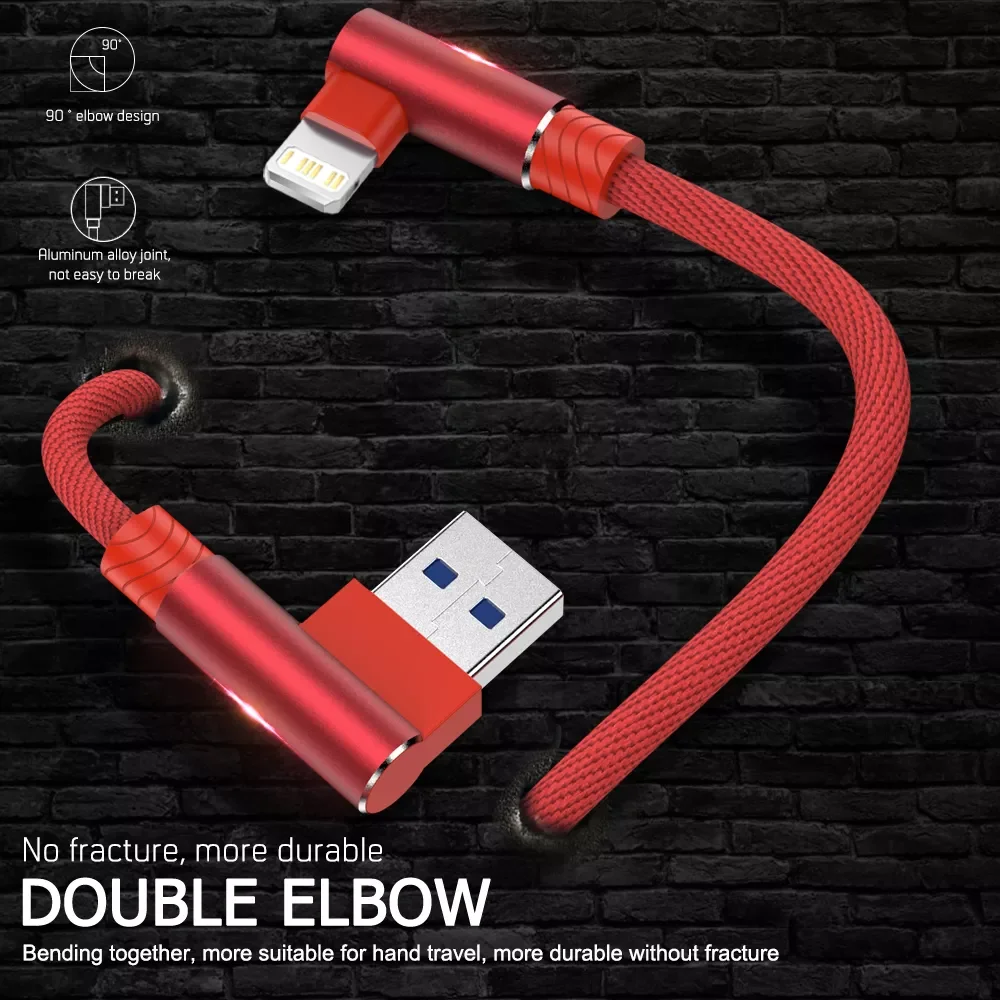 

USB Cable For iPhone For iPad Long 1m 2m Fast Charge Data Charger Cord Mobile Phone Wire