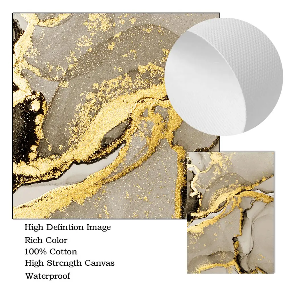Скандинавский абстракт золотых мраморных линий текстурное настенное искусство