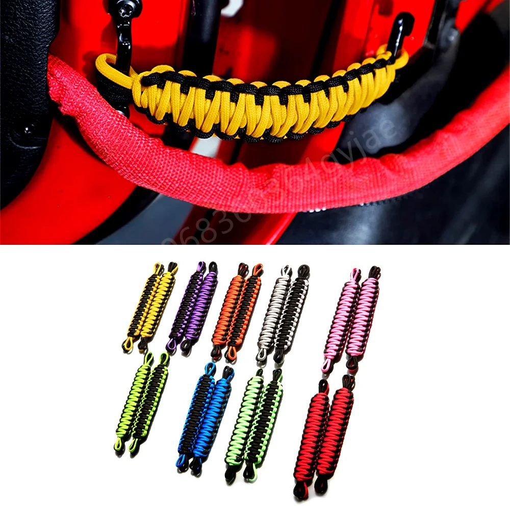 Ограничитель двери Ремешок Защита позиционирование тканый канат для Jeep Wrangler CJ YJ