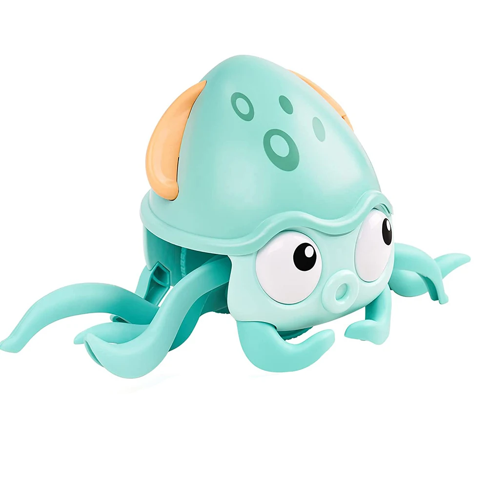 

Walking Octopus Home Decoration Desktop Ornaments Amphibious Crawling Octopus Windup Bath Toy Kawaii Birthday Gifts Baby Bathing
