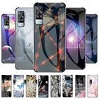 Чехол для Vivo Y31, закаленное стекло, жесткая задняя крышка для Vivo Y51, защитный чехол для телефона чехол для Vivo Y31, Y51, индийская версия, бампер