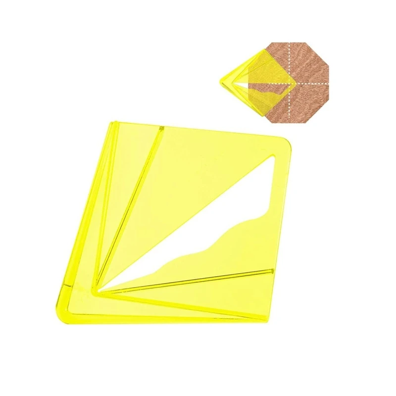 

Plastic Center Finder Woodworking Center Finder Used for Square Round Octagon & Sexangle Woodwork Tool Wood Turner Tool
