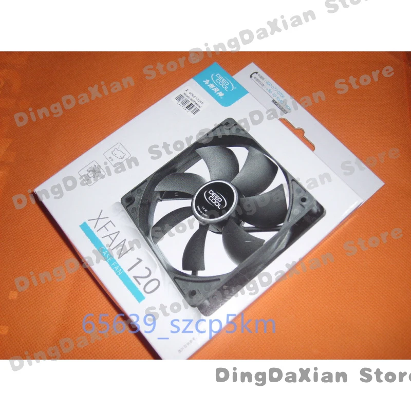Фото D 1 шт. для Deepcool XFAN120 |   3-контактный бесшумный вентилятор для корпуса ПК 120×120×25 мм 12 см №1